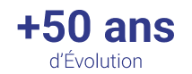 Plus de 50 ans d'évolution